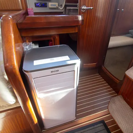 On A Sailing Boat In Valencia
