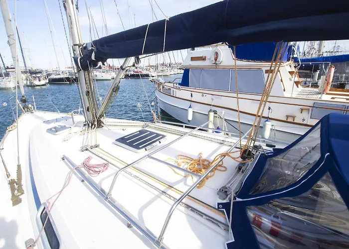 On A Sailing Boat In بوتيل