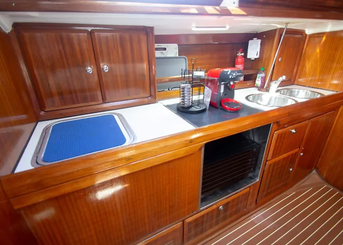 On A Sailing Boat In فالنسيا