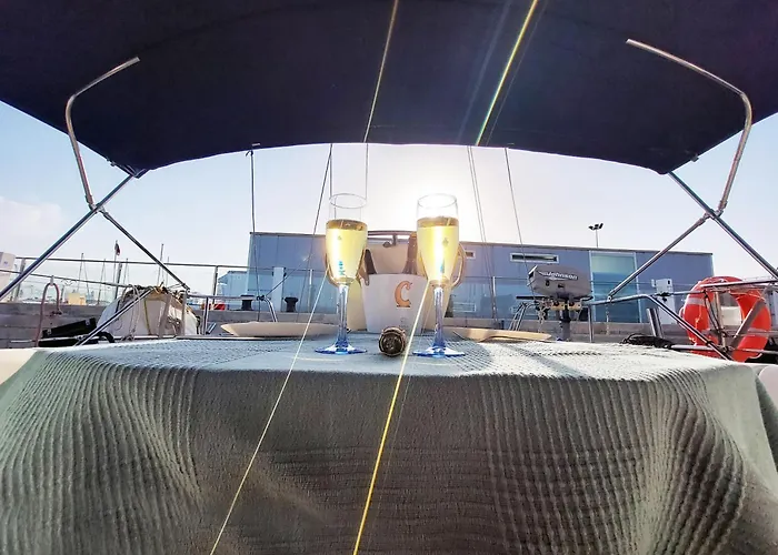 On A Sailing Boat In بوتيل