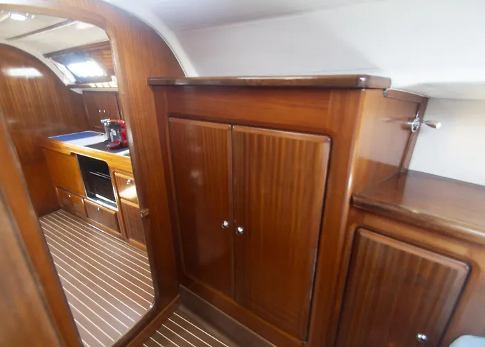 On A Sailing Boat In بوتيل
